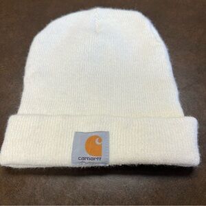 Carhartt White Acrylic Knit Cuffed Beanie Winter Watch Hat